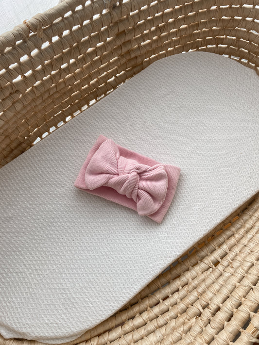 Knitted Oversized Topknot - Fairy Floss