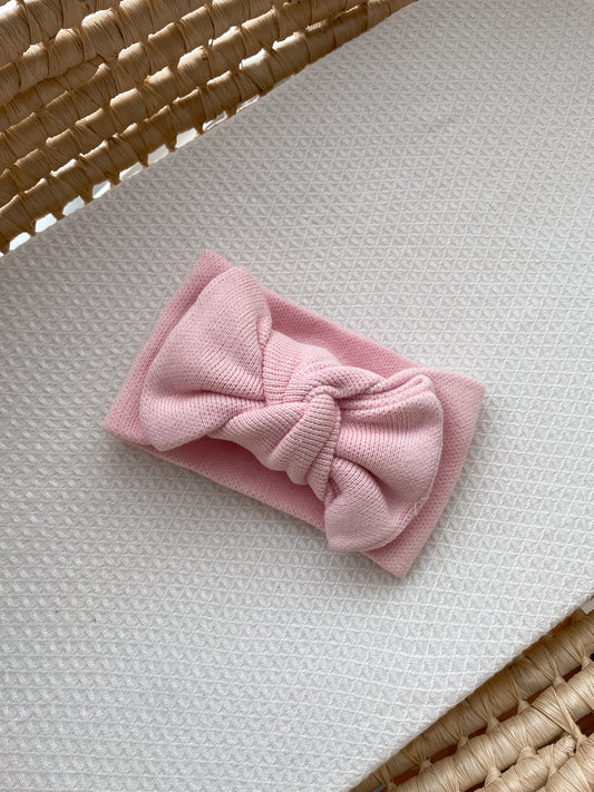 Knitted Oversized Topknot - Fairy Floss