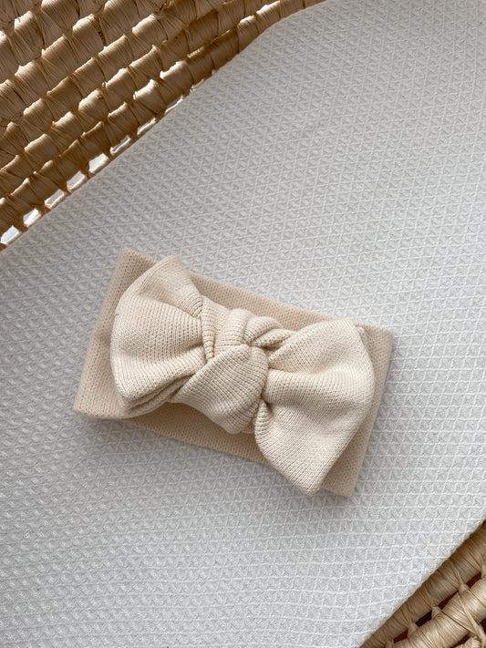 Knitted Oversized Topknot - Honey