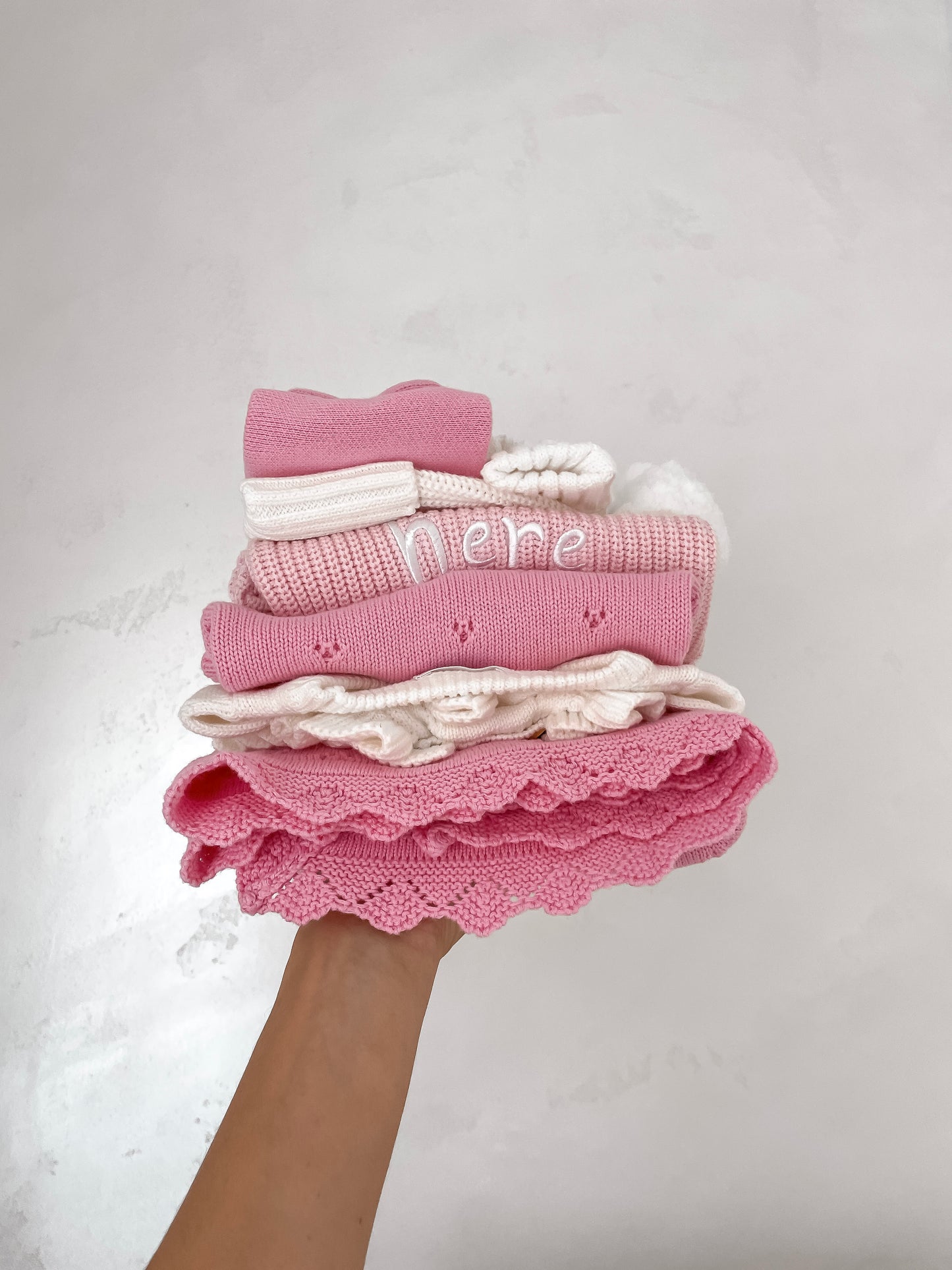 Dahlia Long Sleeve Pointelle Romper - Blossom