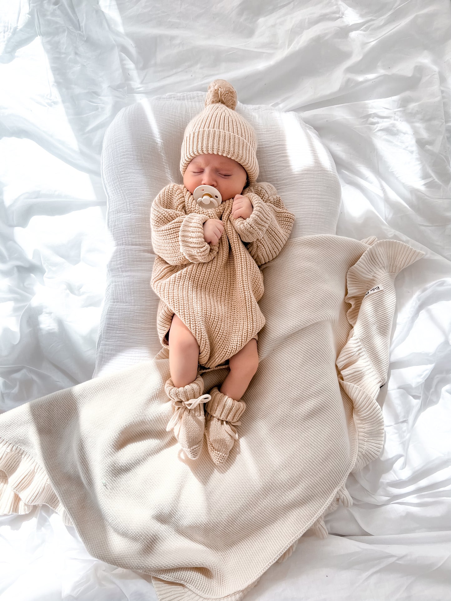 Wonder Newborn Romper - Honey