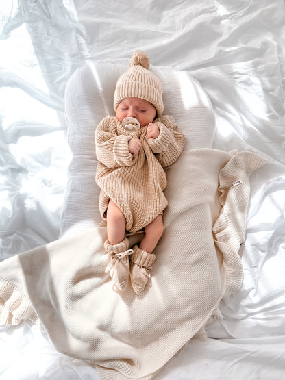 Wonder Newborn Romper - Honey