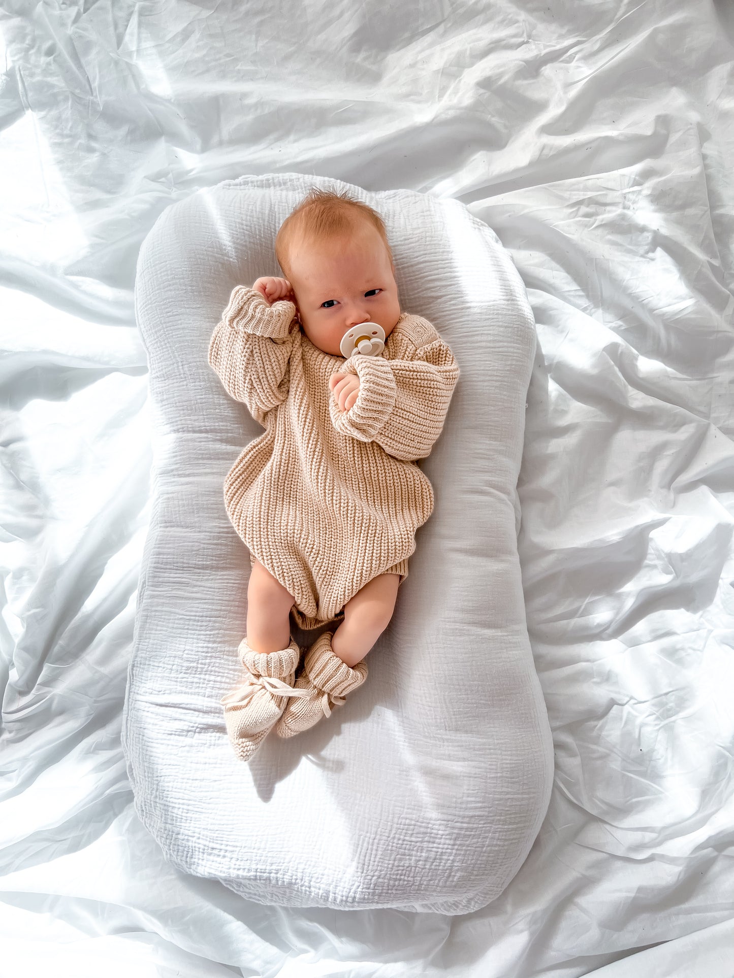 Wonder Newborn Romper - Honey