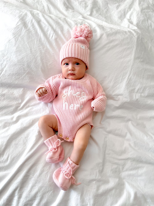 She's Here - Newborn Romper
