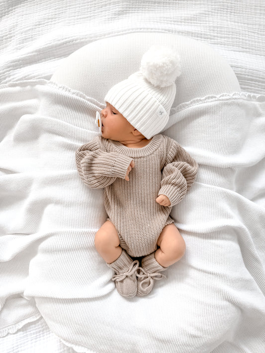 Wonder Newborn Romper - Fawn