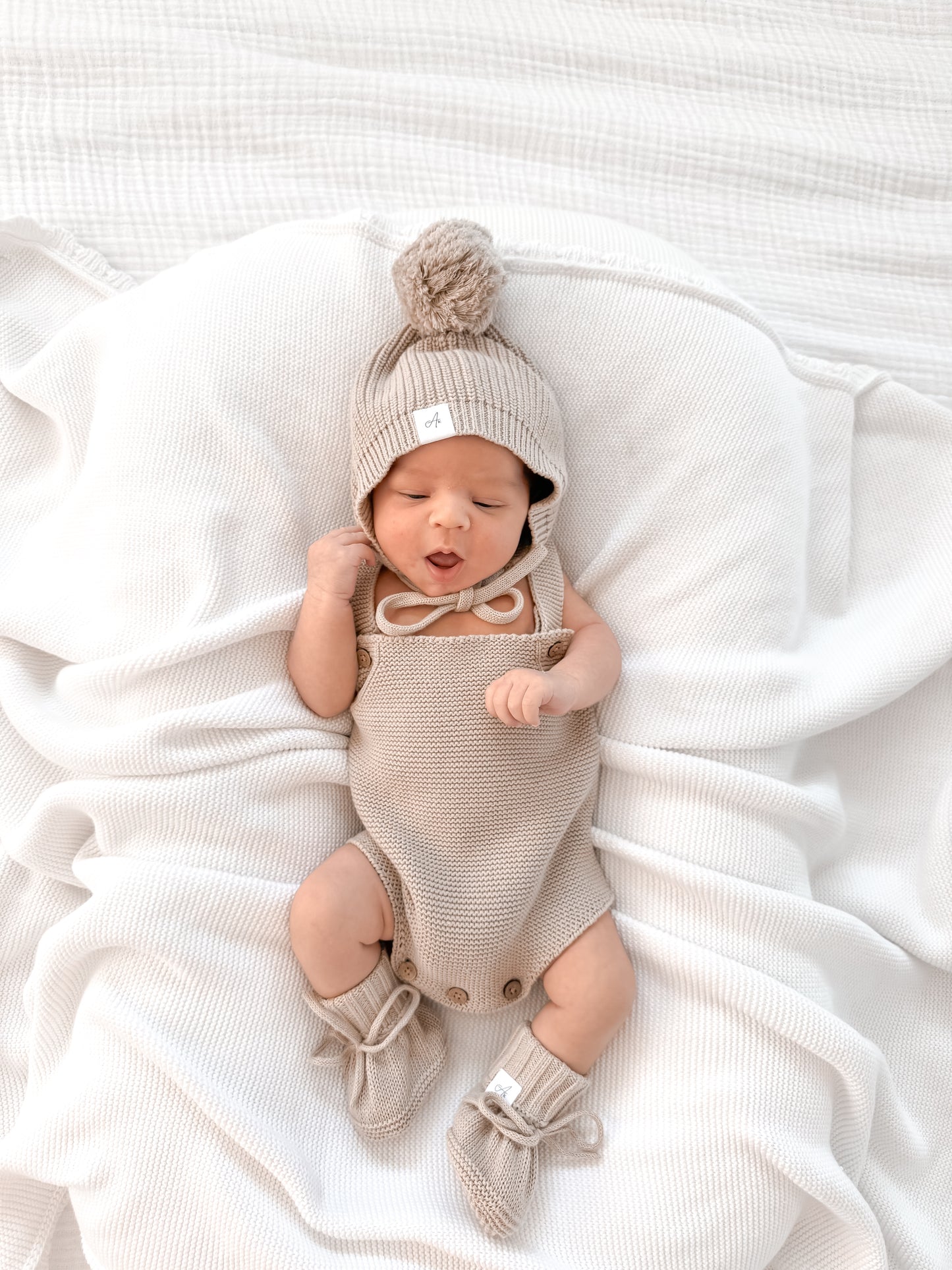 Classic Singlet Romper - Fawn