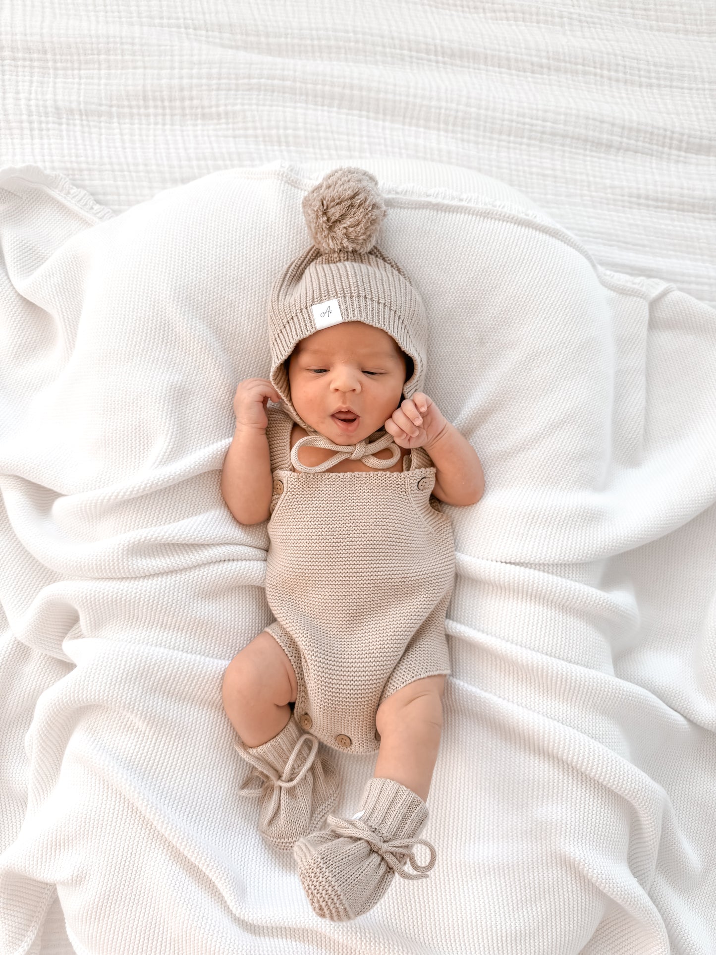 Classic Singlet Romper - Fawn