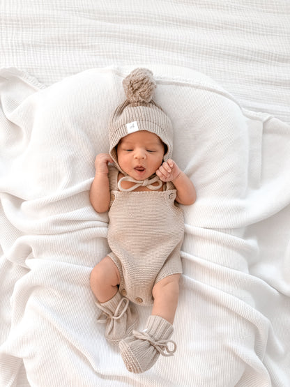 Classic Singlet Romper - Fawn