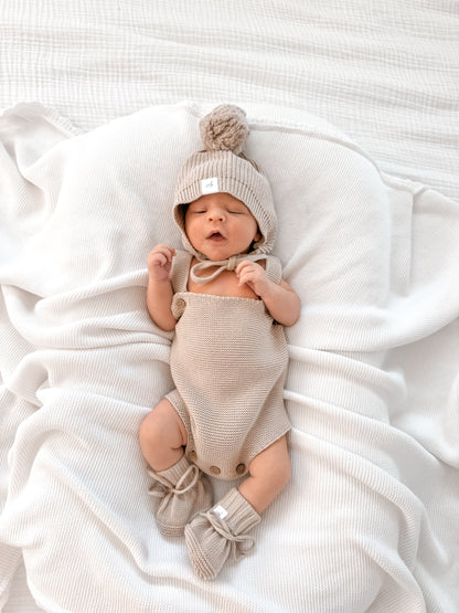 Classic Singlet Romper - Fawn