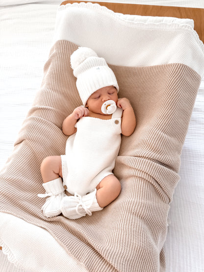 Classic Singlet Romper - Milk