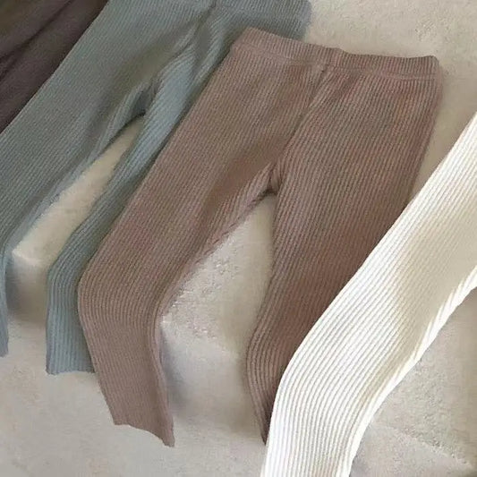 Autumn Ribbed Leggings - 100% Cotton