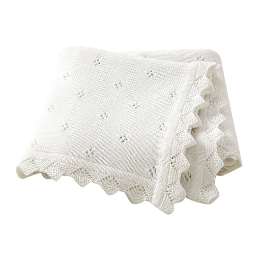 Bonnie Knitted Blanket - 100% Cotton