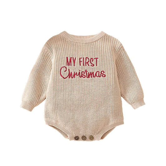 My First Christmas Romper
