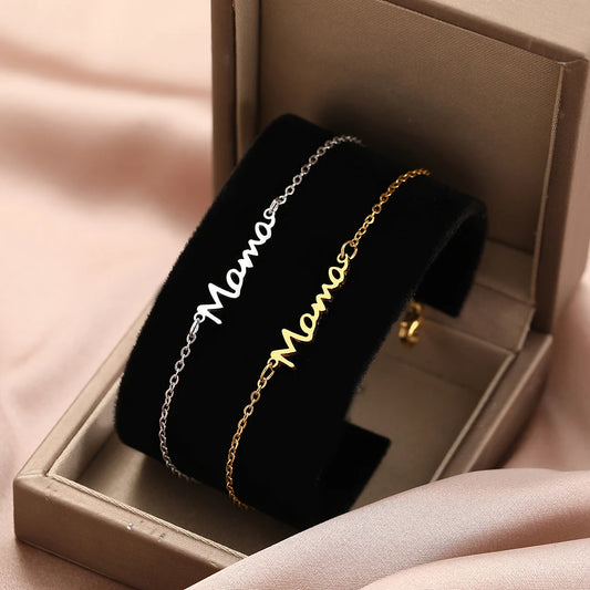 Mama Stainless Steel Bracelet