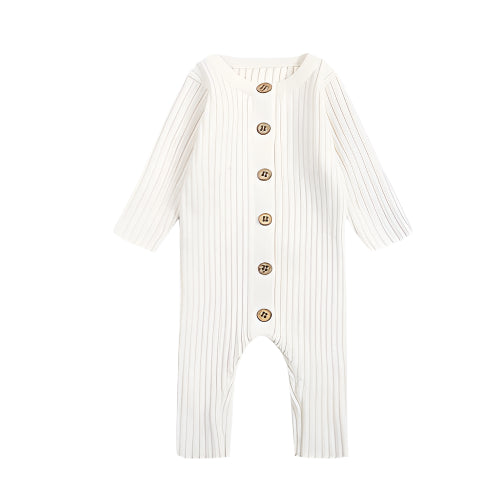 Willow Ribbed Knitted Rompers - 100% Cotton