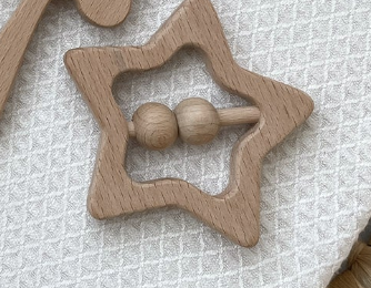 Bilson Baby Wooden Rattle