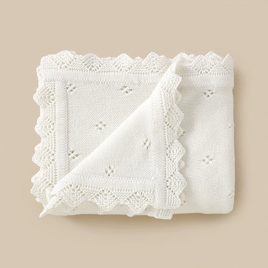 Bonnie Knitted Blanket - 100% Cotton