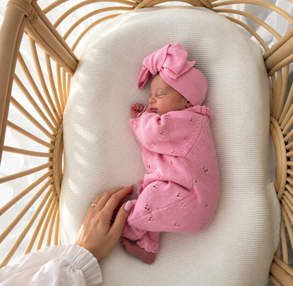 Dahlia Full Length Pointelle Romper - Blossom