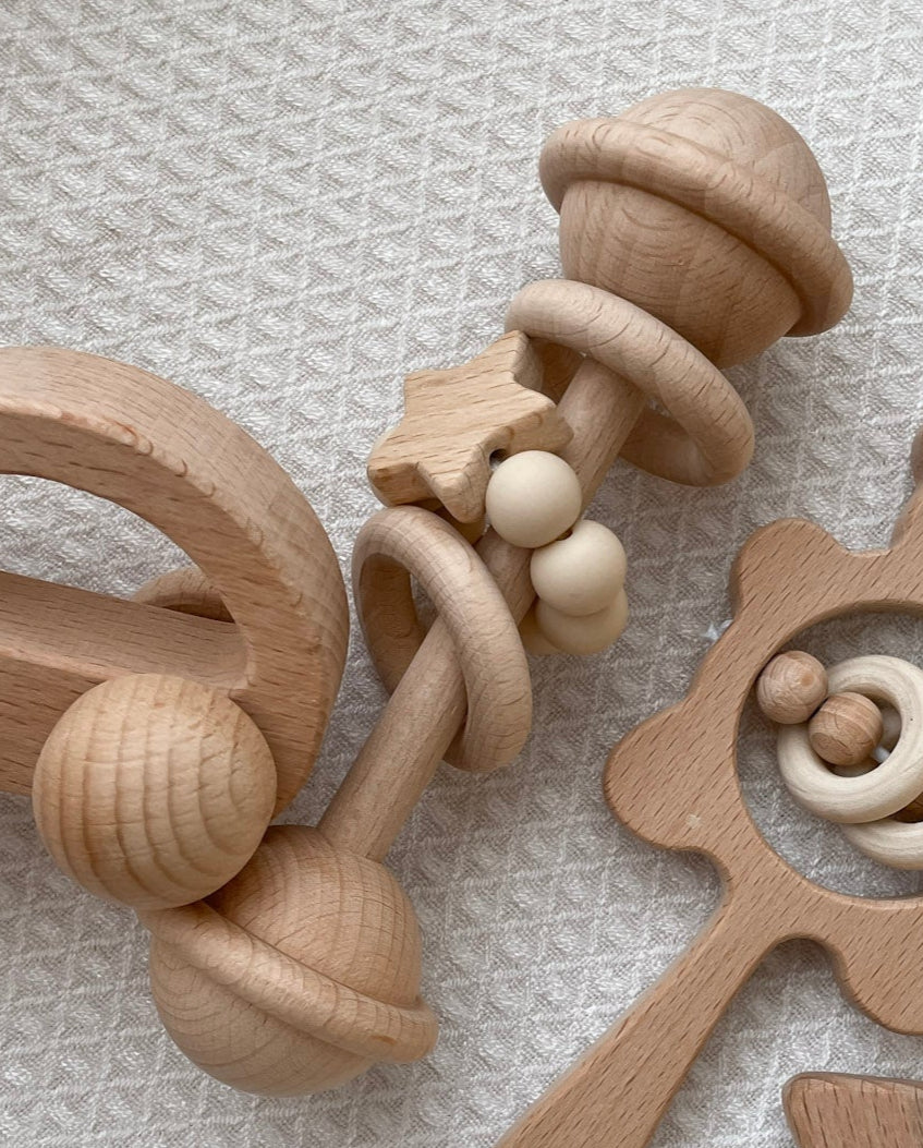 Bilson Baby Wooden Rattle