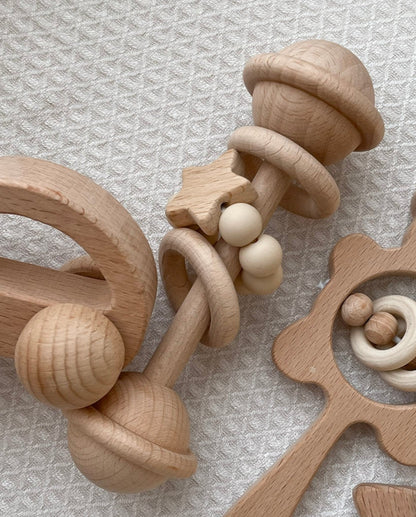 Bilson Baby Wooden Rattle